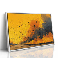 Golden Storm Abstract