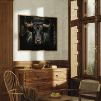 Midnight Bulls Wear Golden Crowns