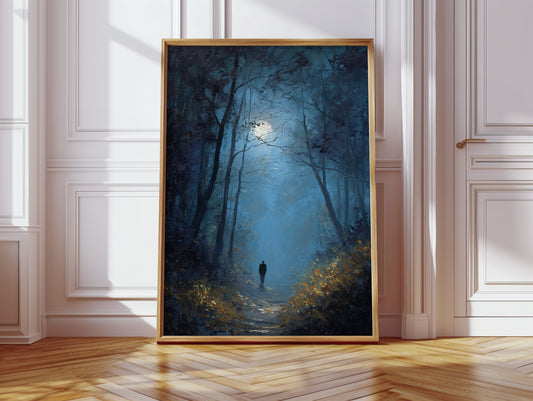 Moonlit Path Calls Through Trees