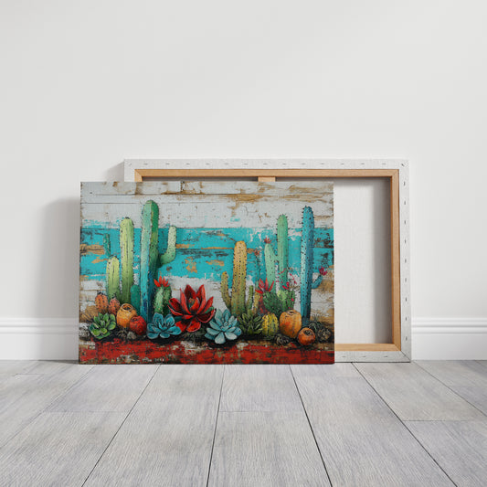 Desert Blooms Paint Turquoise Dreams