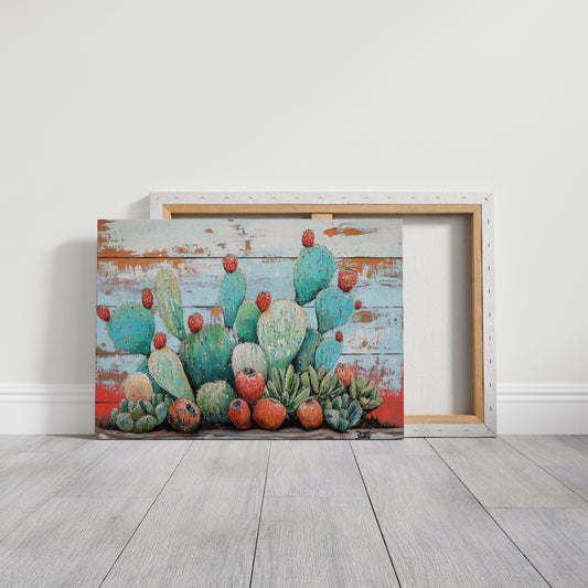 Desert Jewels On Weathered Wood