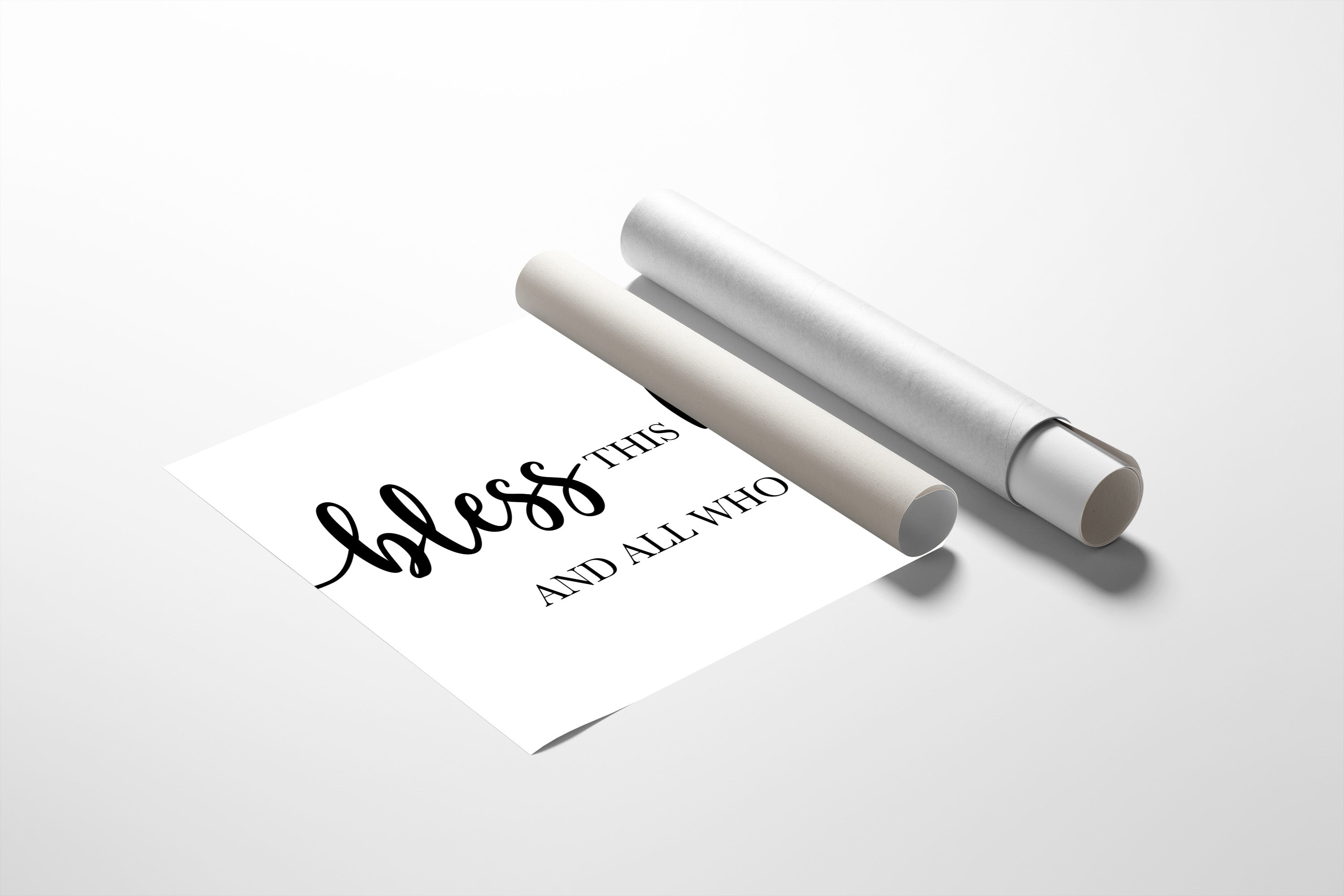 Threshold Blessing In Elegant Script