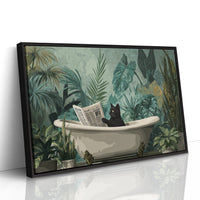 Morning News in the Jungle Bath
