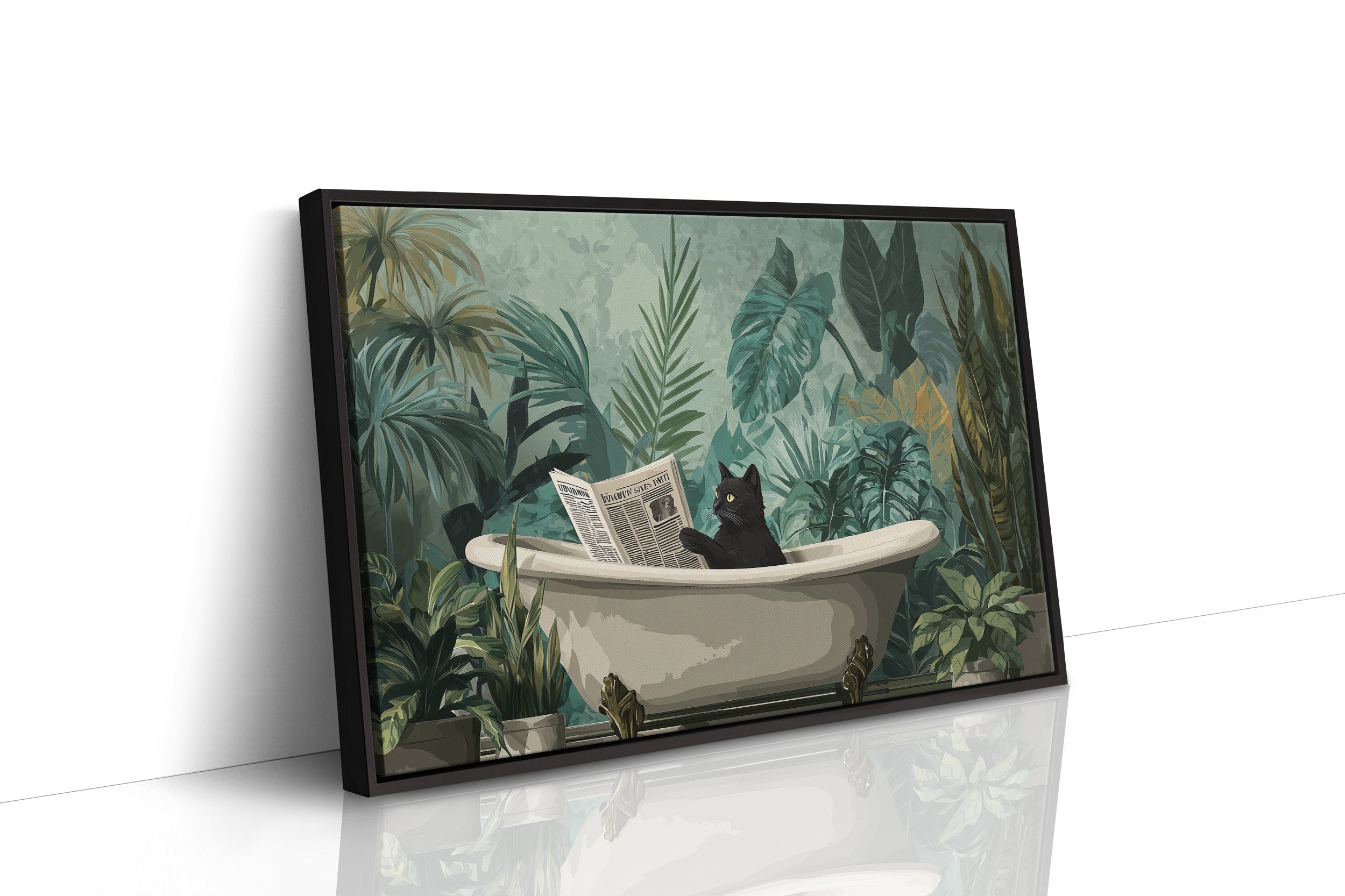 Morning News in the Jungle Bath