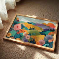 Rolling Hills Dance With Wild Blooms