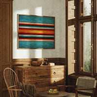 Sunset Stripes Across Desert Horizons