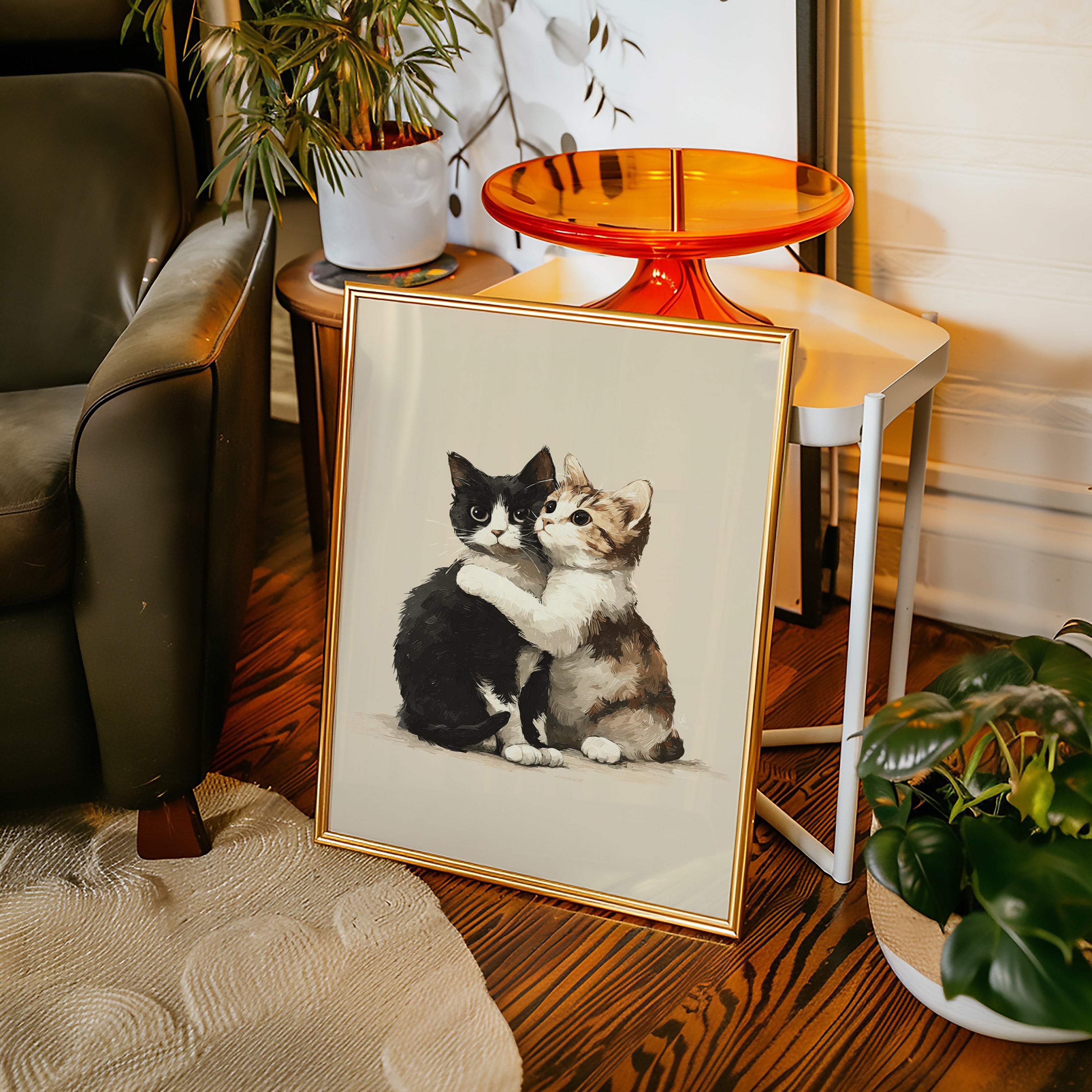 Paws Tangle in Gentle Affection