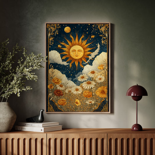 Sunlit Serenade Among Blossoms