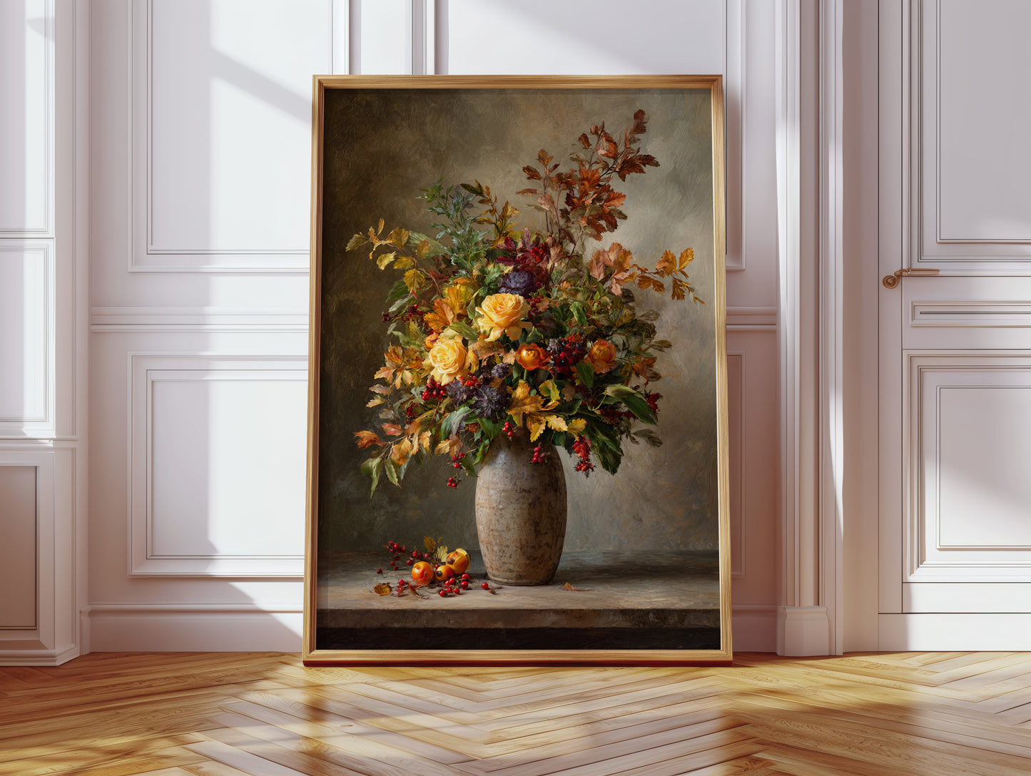 Autumn Roses Paint October's Symphony