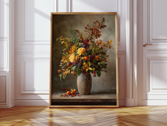 Autumn Roses Paint October's Symphony