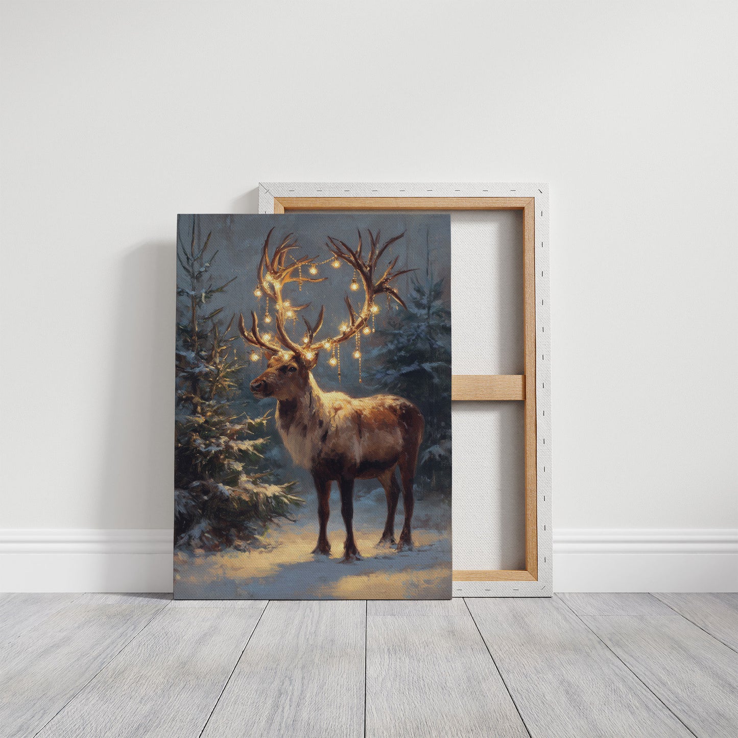 Starlit Antlers Pierce December Night