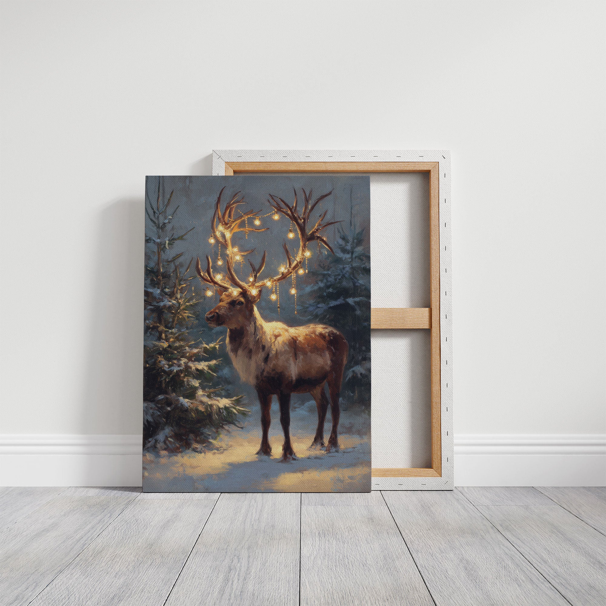Starlit Antlers Pierce December Night