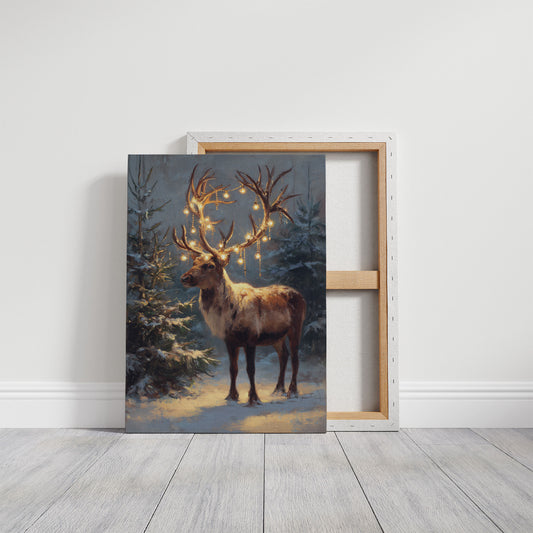 Starlit Antlers Pierce December Night