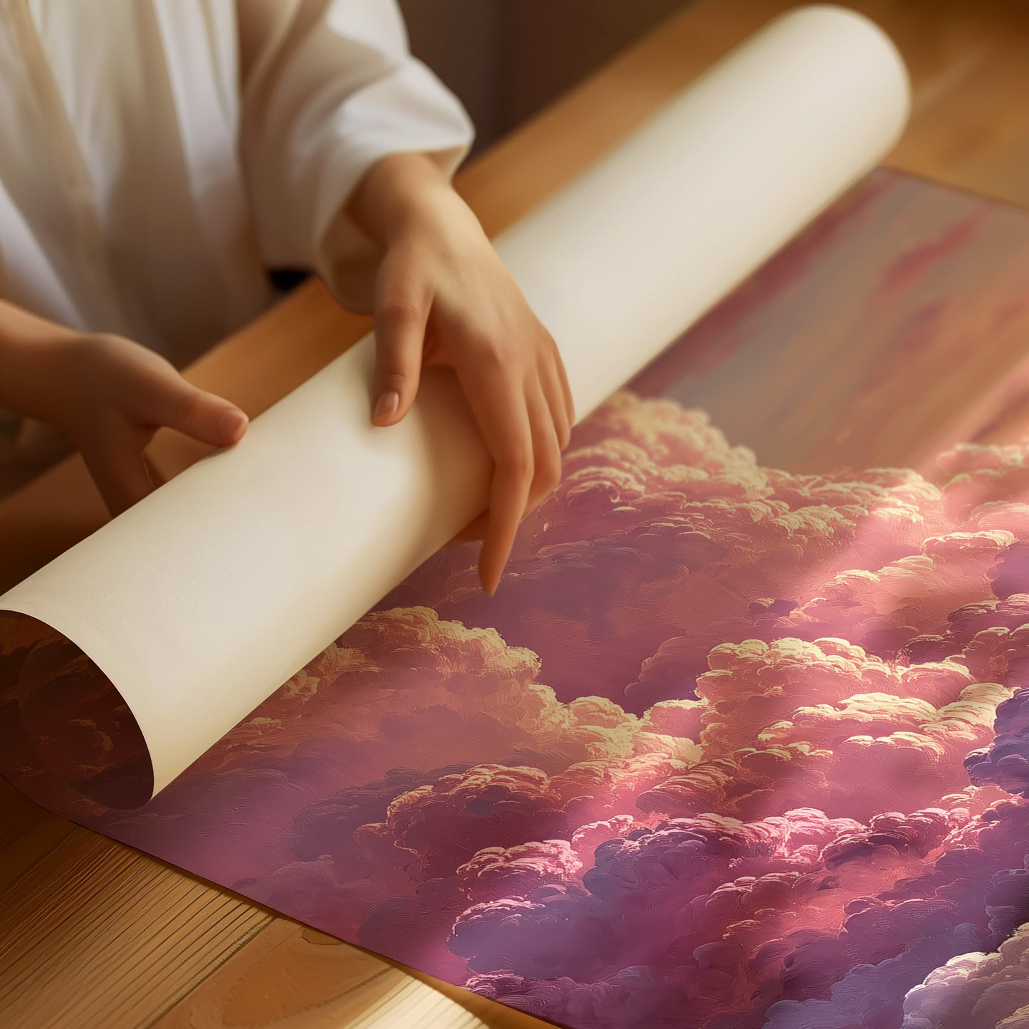 Cotton Candy Clouds Paint Heaven's Canvas