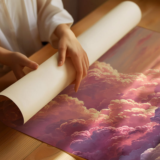 Cotton Candy Clouds Paint Heaven's Canvas