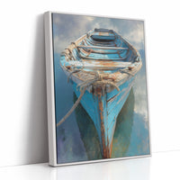 Azure Vessel Awaits The Tide