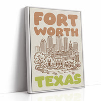 Fort Worth, Bubble Letter Skyline