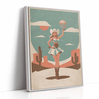Disco Cowgirl In The Desert Sun