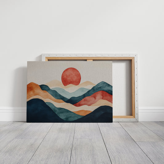 Mountains Flow Like Ocean Waves