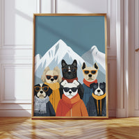 Mountain Dogs Rock Their Alps Ski