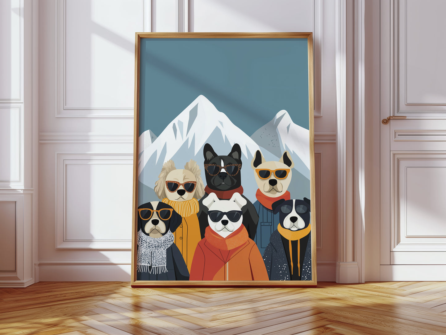 Mountain Dogs Rock Their Alps Ski