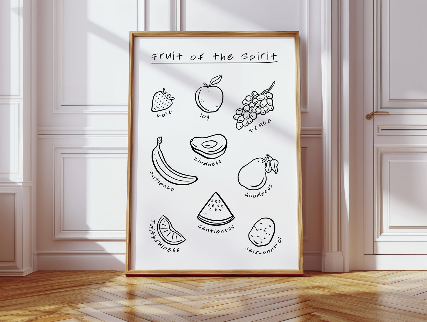 Sweet Virtues Grow In Simple Lines