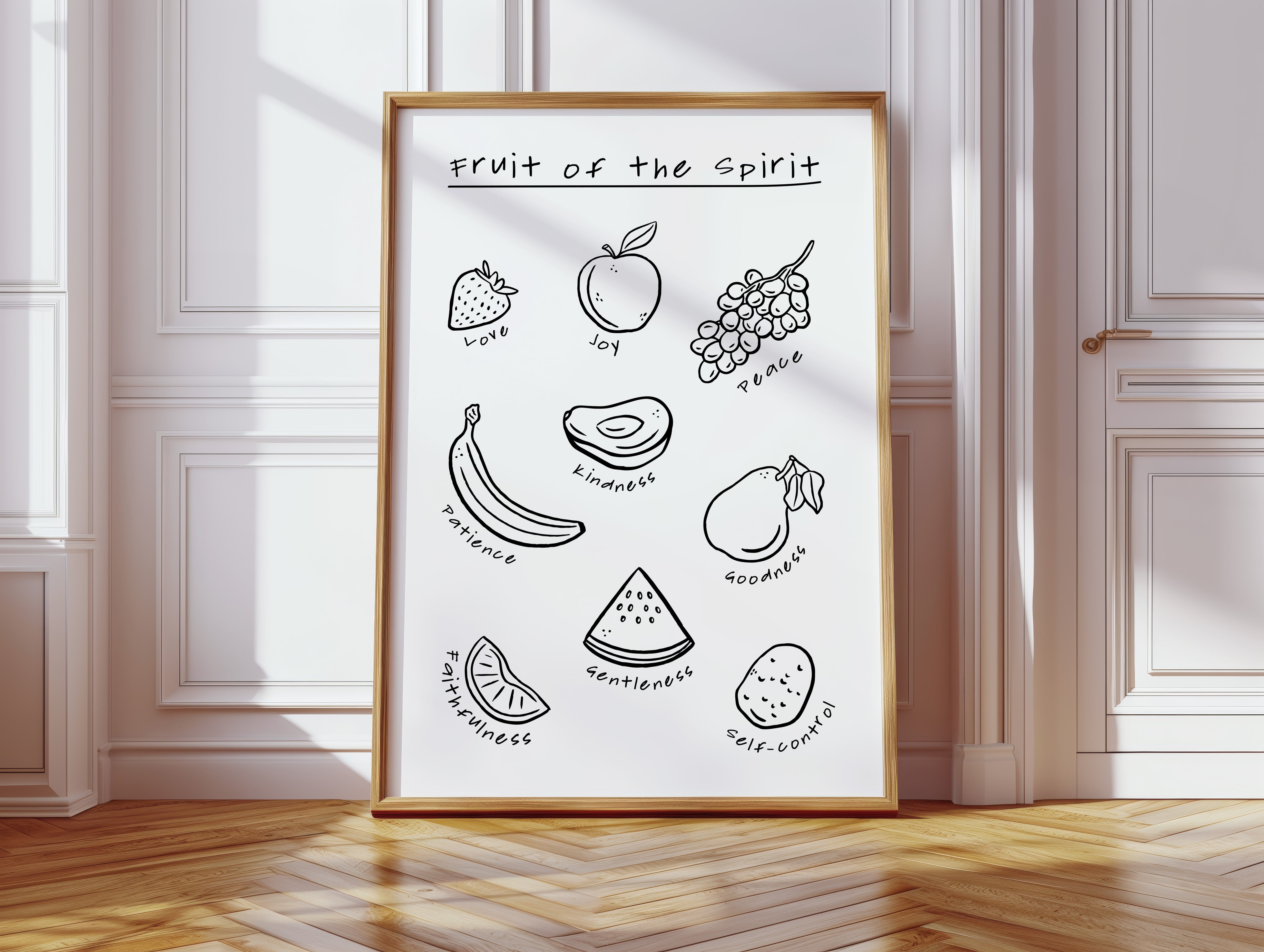 Sweet Virtues Grow In Simple Lines