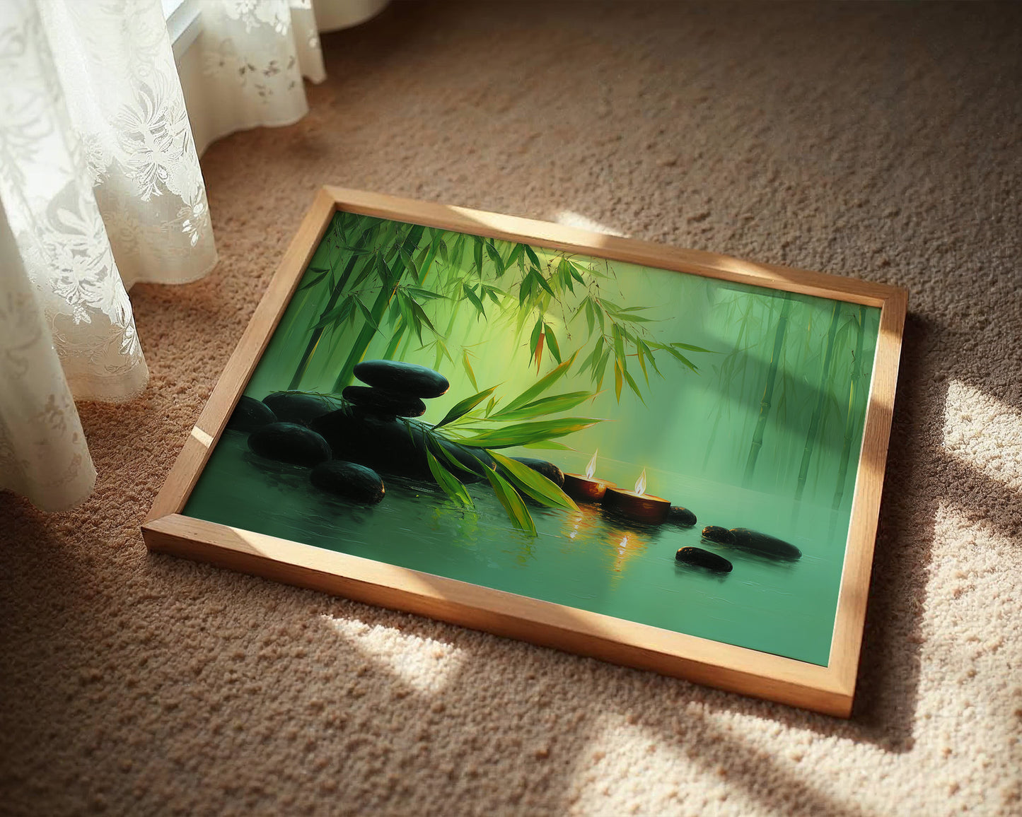 Bamboo Leaves Meet Sacred Waters