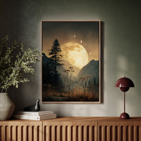 Moonlit Serenade Over Silent Valleys