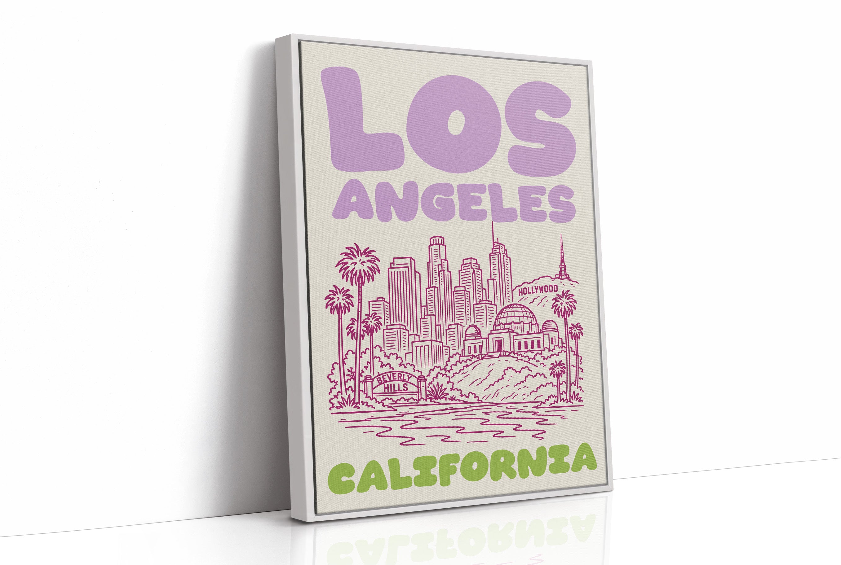 Los Angeles, Bubble Letter Skyline