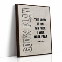 God’s Plan Over Fear
