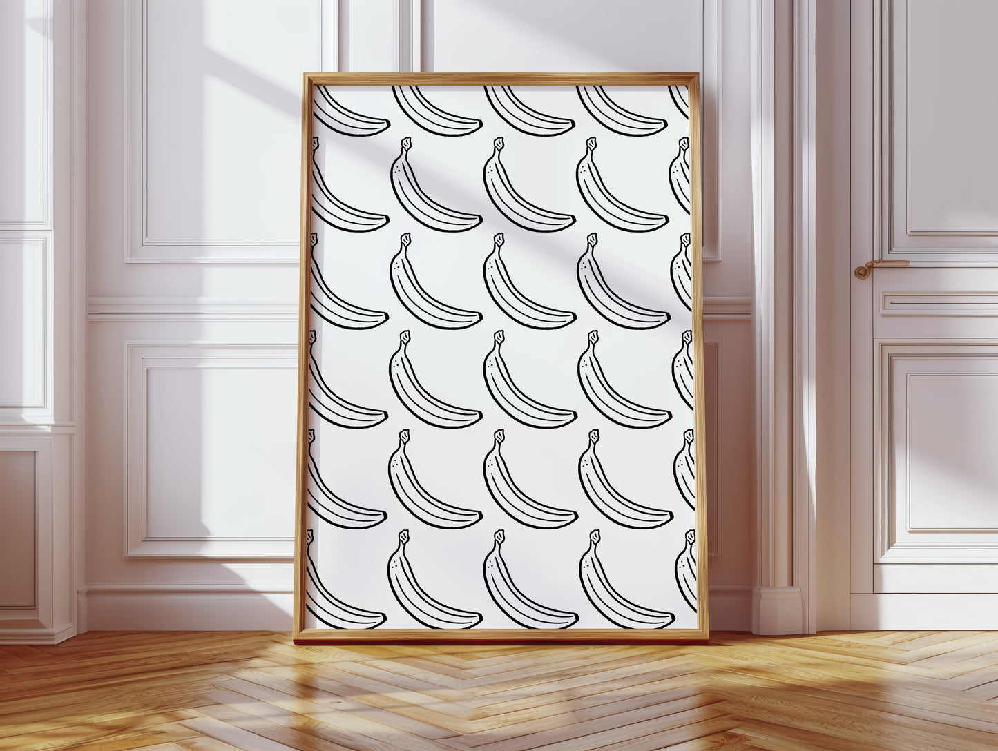 Simple Bananas Draw Morning Lines