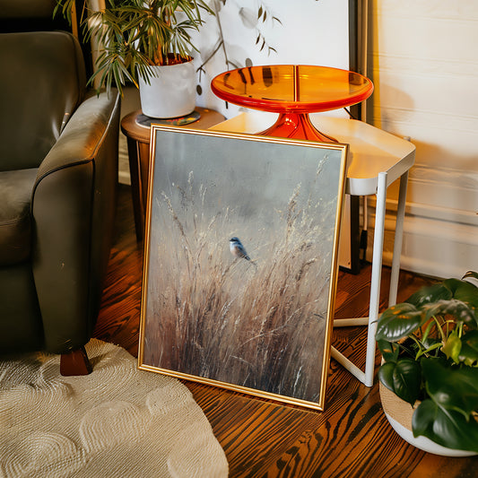 A Moment Among Golden Grasses