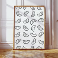 Citrus Slices Dance In Summer