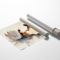 Hands Connect In Amber Light