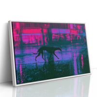Neon Glitch Street Wanderer