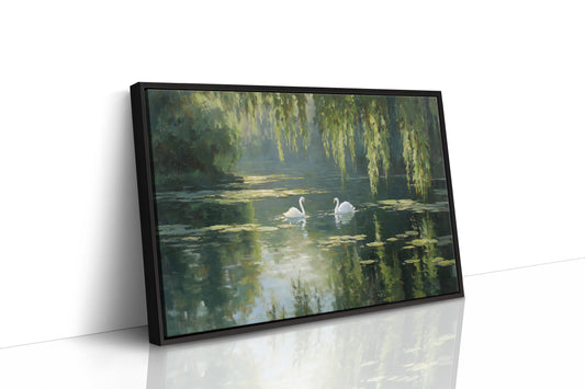 Swans Drift Through Literary Reflections