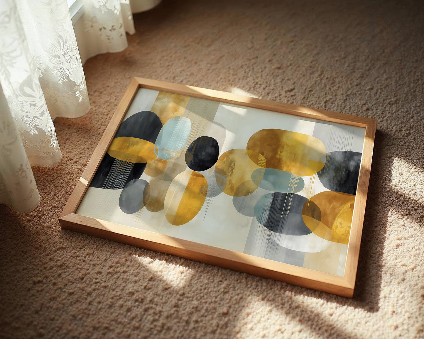 Sunlit Shapes Dance Through Autumn