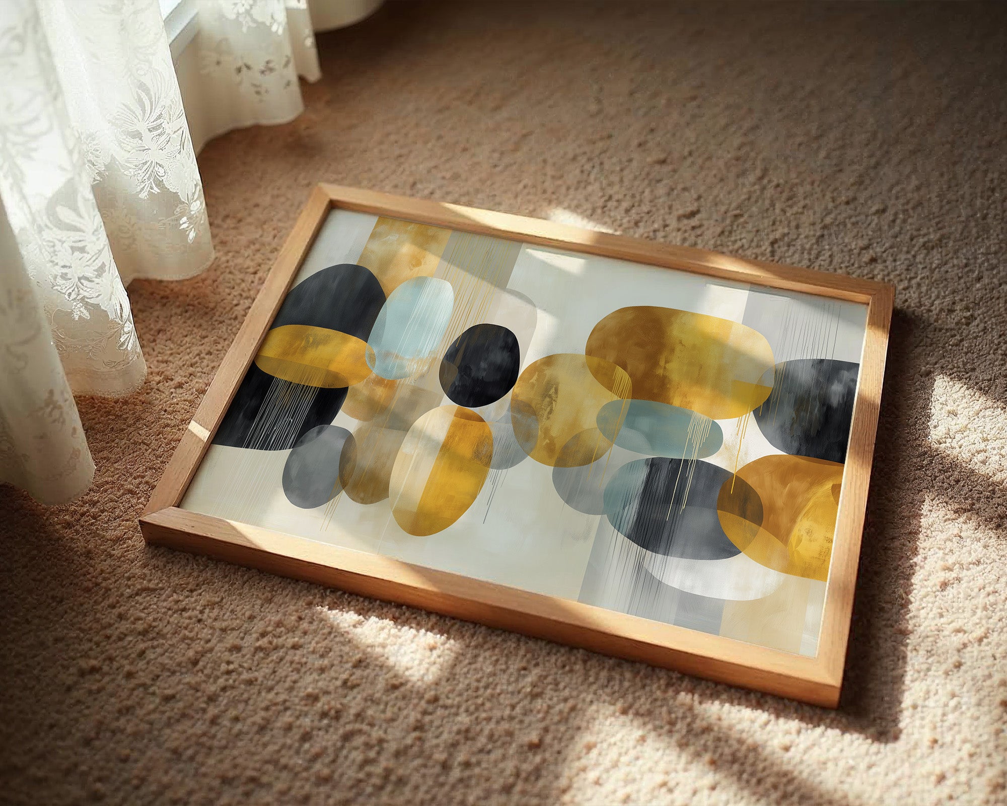 Sunlit Shapes Dance Through Autumn