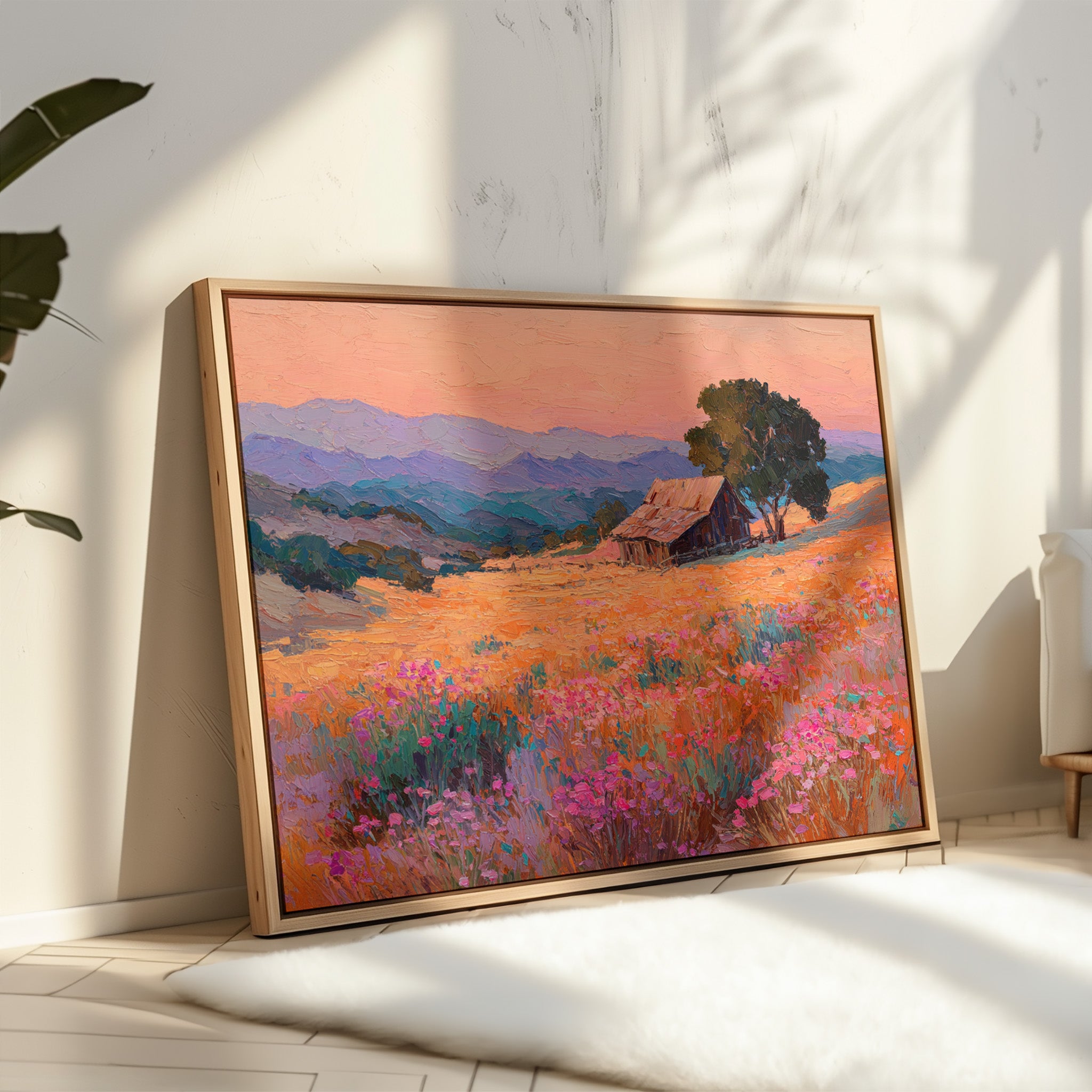 Sunset Over Fields of Gold