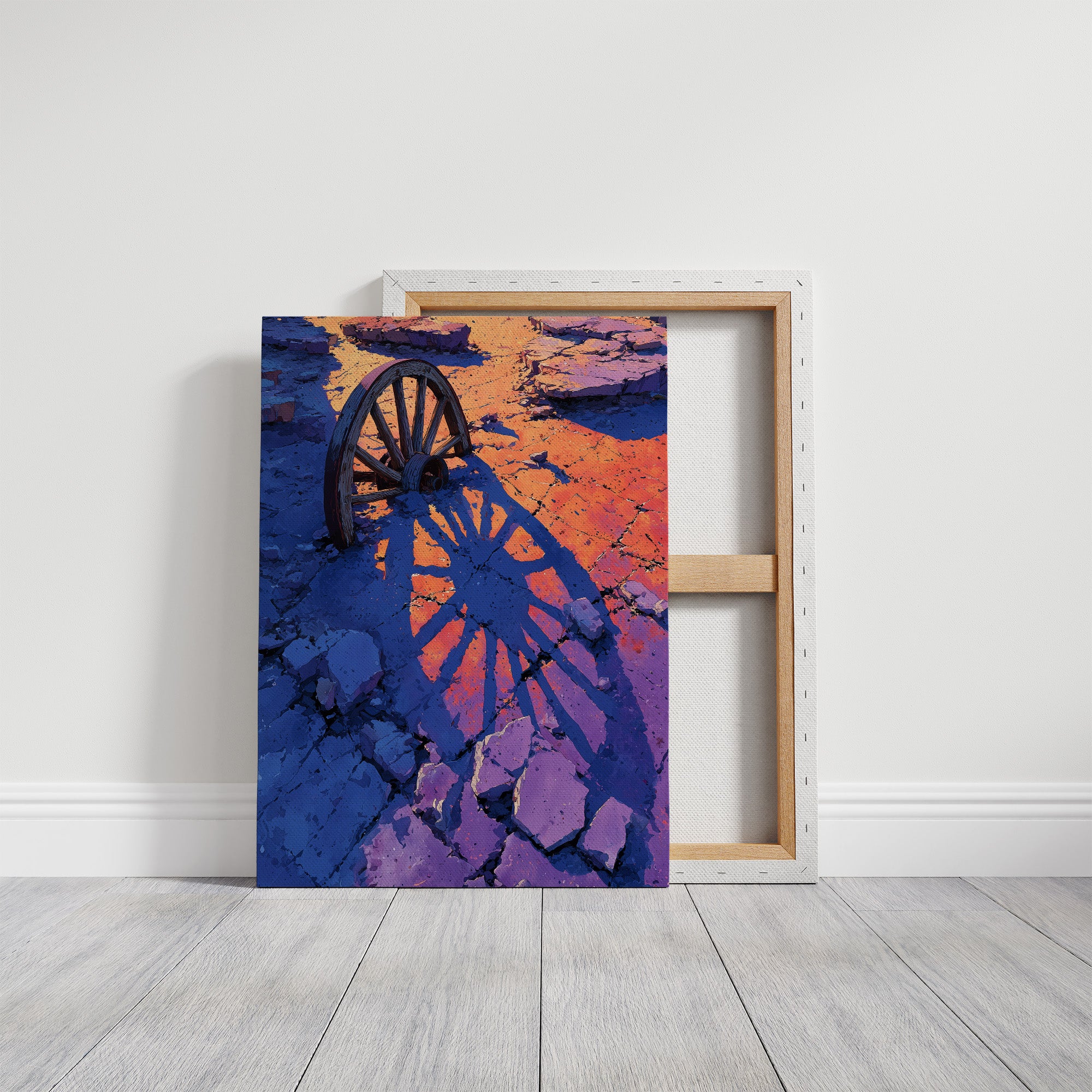 Wagon Wheel, Desert Sunset Shadow