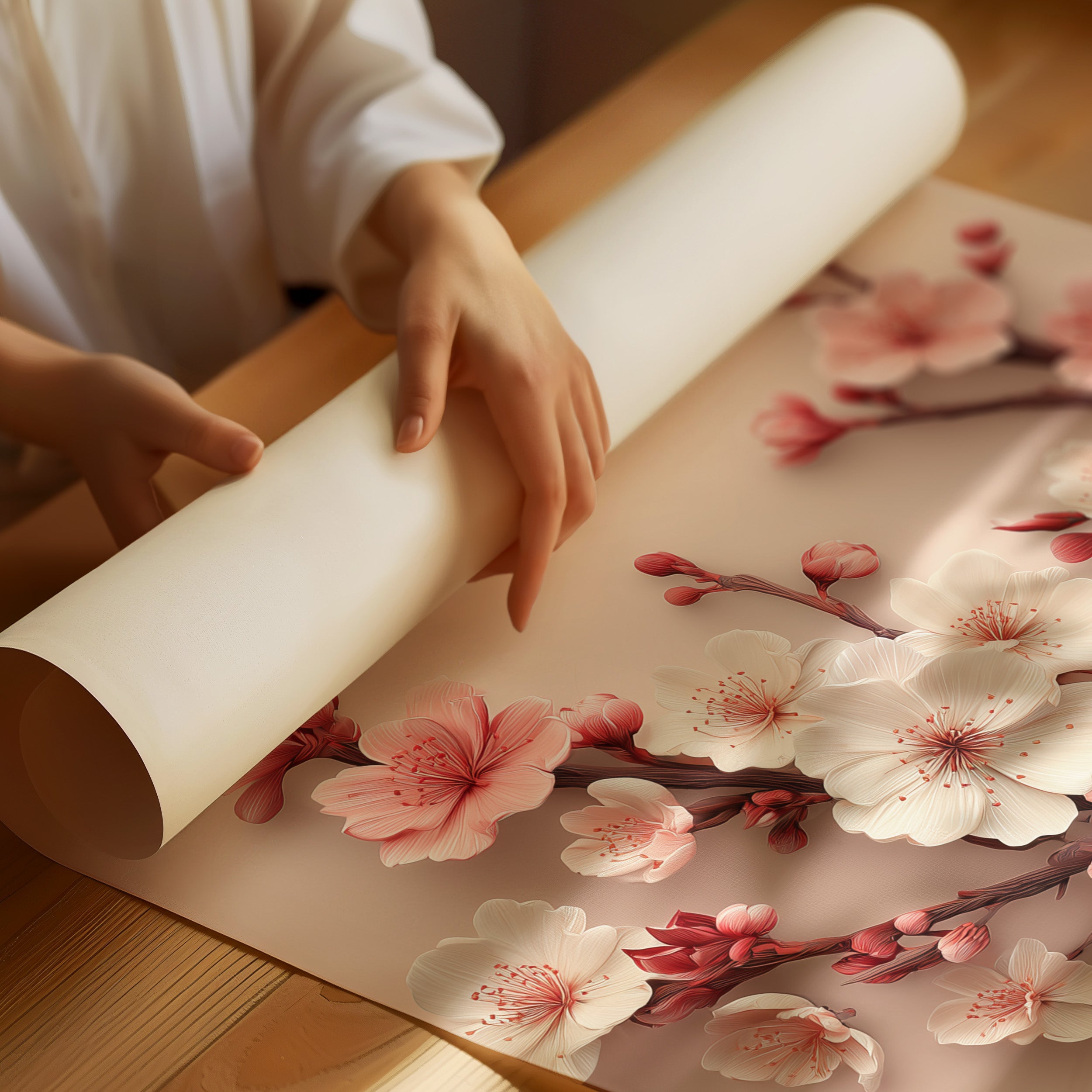 Cherry Blossoms Paint Tokyo Dreams