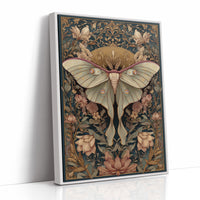 Nocturnal Symmetry: Art Nouveau Moth