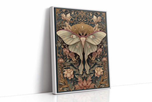 Nocturnal Symmetry: Art Nouveau Moth