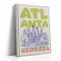 Atlanta, Bubble Letter Skyline