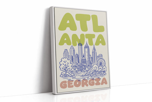 Atlanta, Bubble Letter Skyline