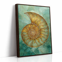Golden Nautilus Whispers Timeless Secrets