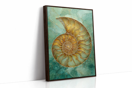 Golden Nautilus Whispers Timeless Secrets