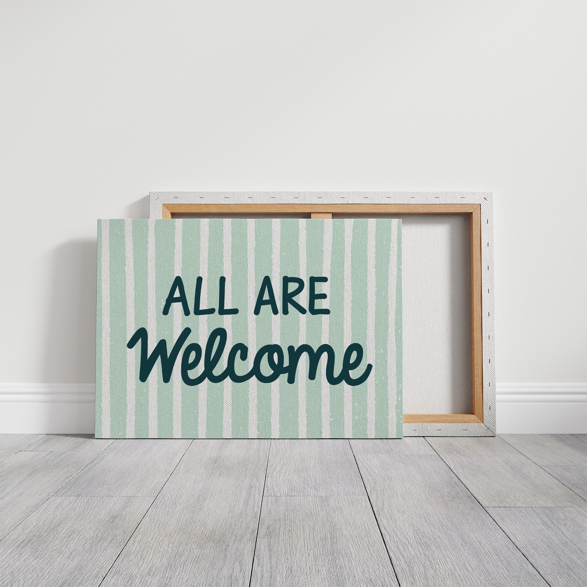 All Are Welcome, Mint Stripe