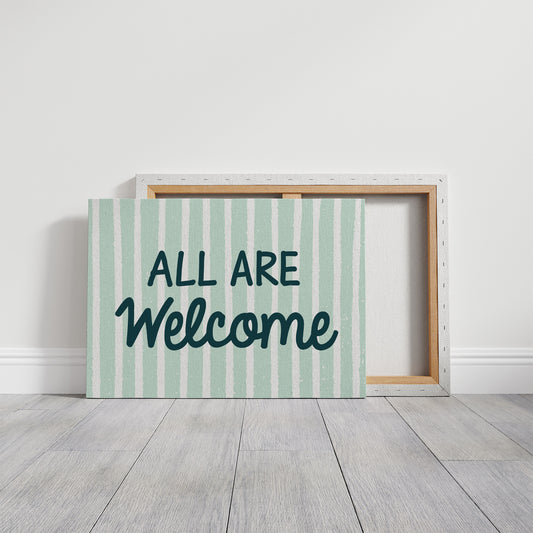 All Are Welcome, Mint Stripe